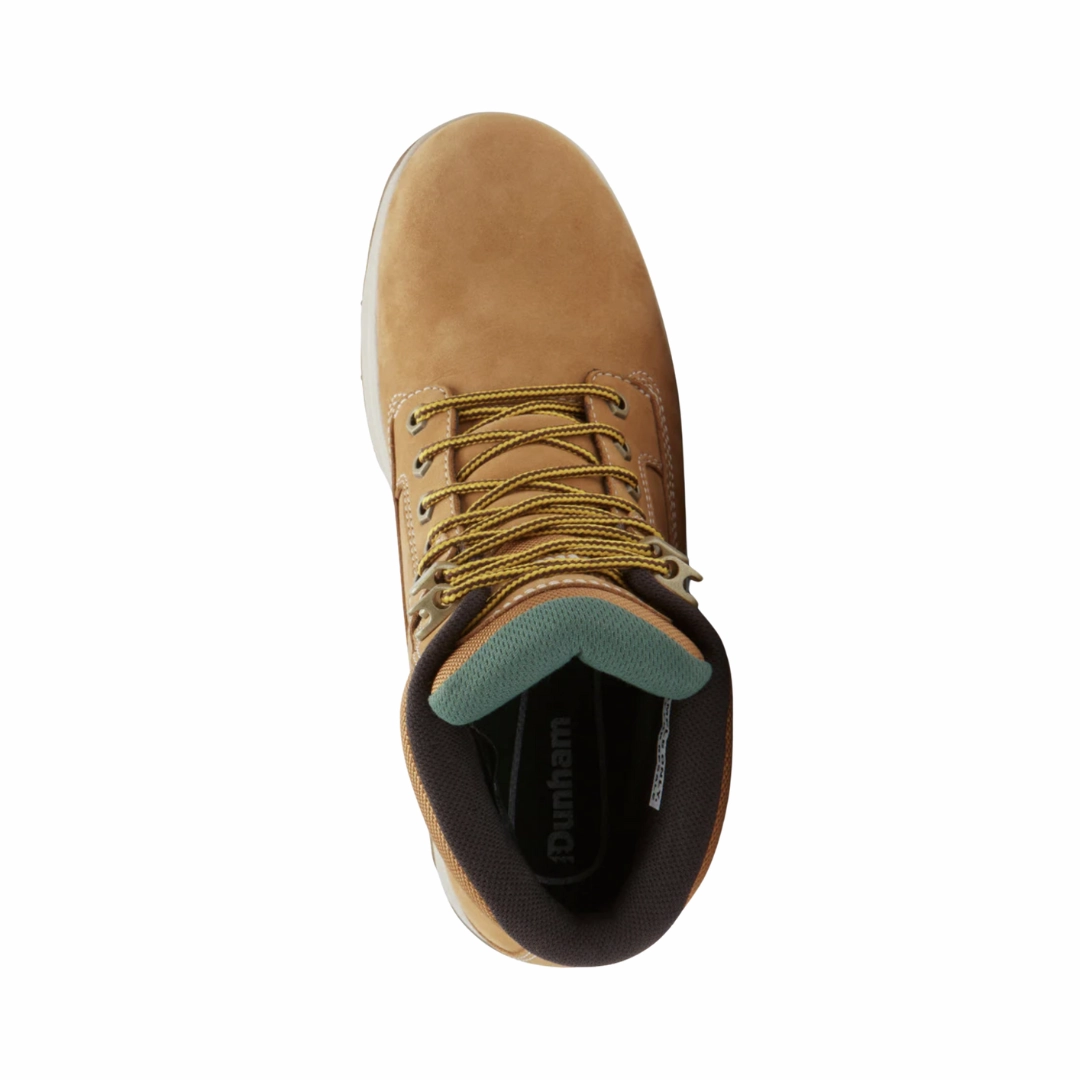 Men's 8000 Works 6" Waterproof (Plain Toe) Boot - Wheat Nubuck (6E Width)