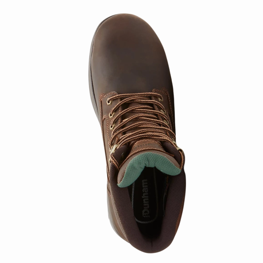 Men's 8000 Works 8" (Plain Toe) Boot - Brown (D Width)
