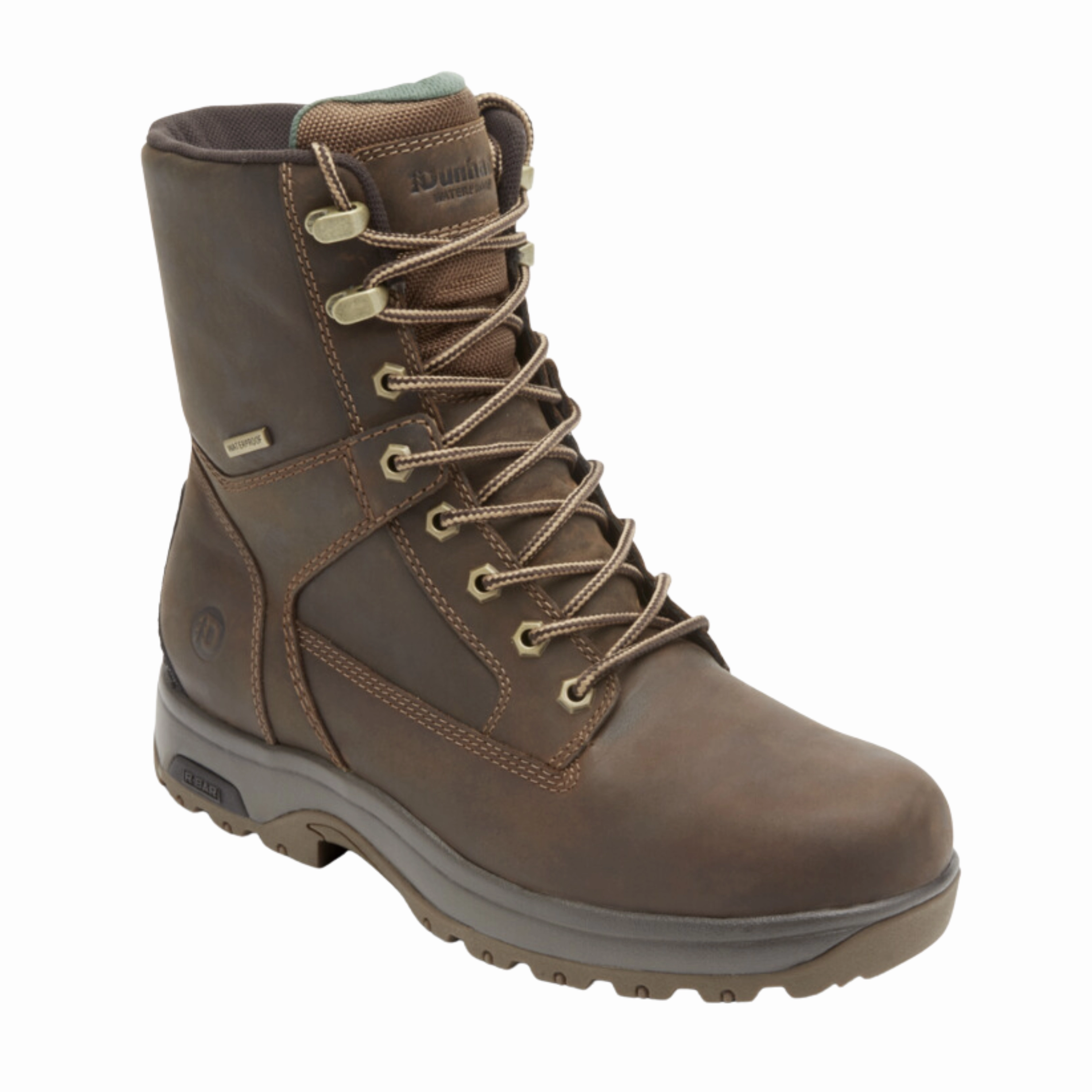 Men's 8000 Works 8" (Plain Toe) Boot - Brown (D Width)