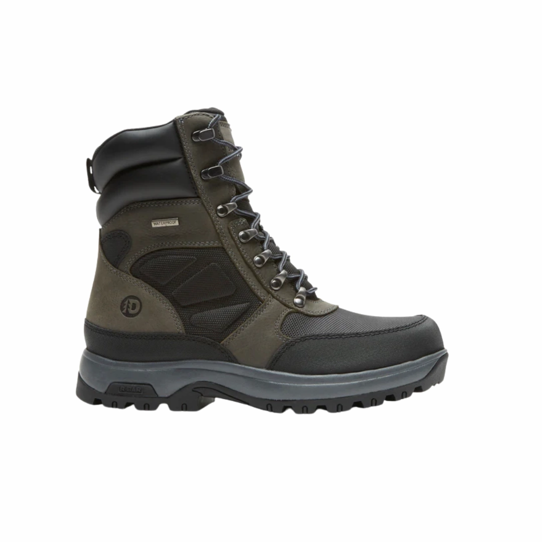 Men's 8000 Works Waterproof 8" Ubal - Black/Castlerock (D Width)