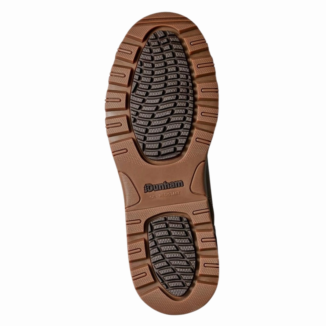Men's 8000 Works Waterproof Safety Boot (Plain Toe) - Brown (D Width)