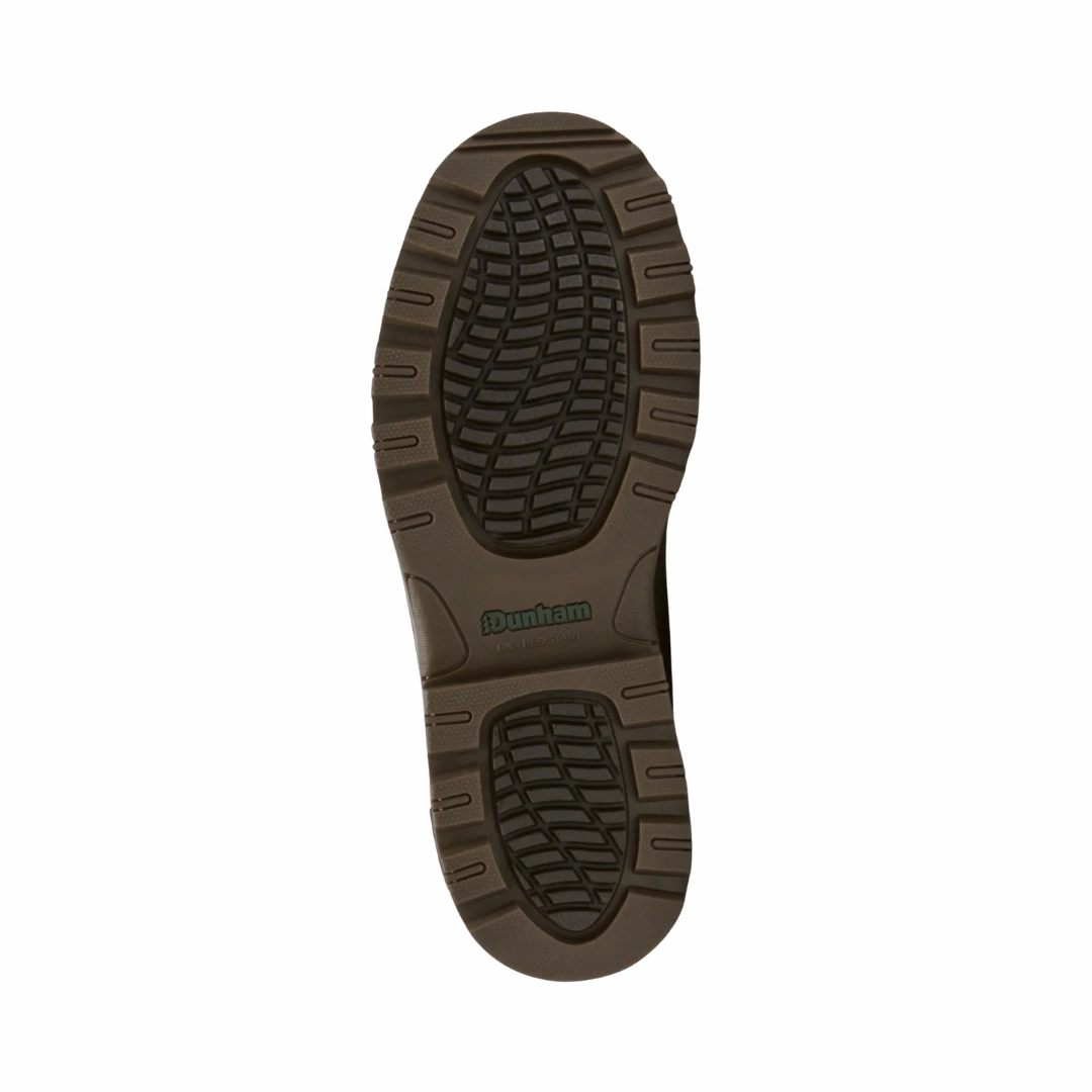 Men's 8000 Works Waterproof Safety (Plain Toe) Boot - Brown (4E Width)