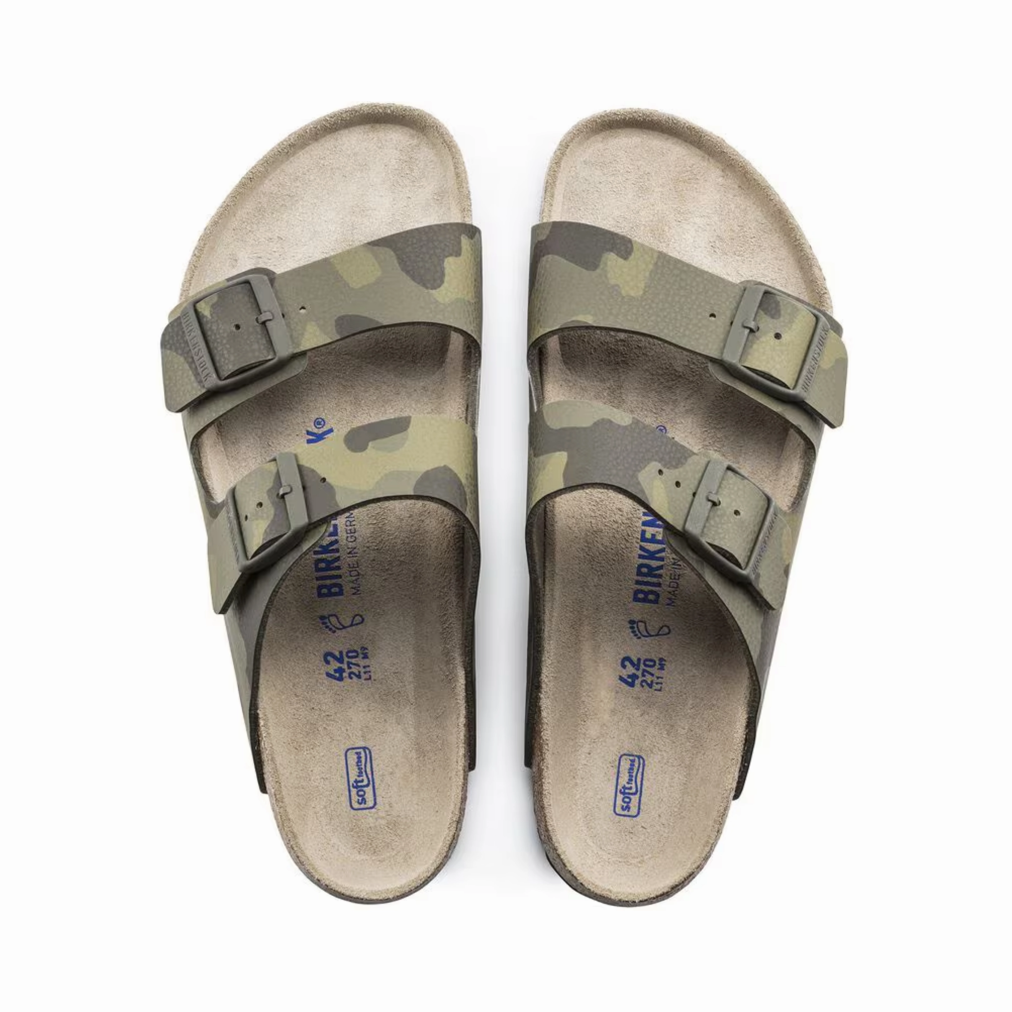Men's Arizona Soft Footbed (Birko-Flor) - Desert Soil Camo Green