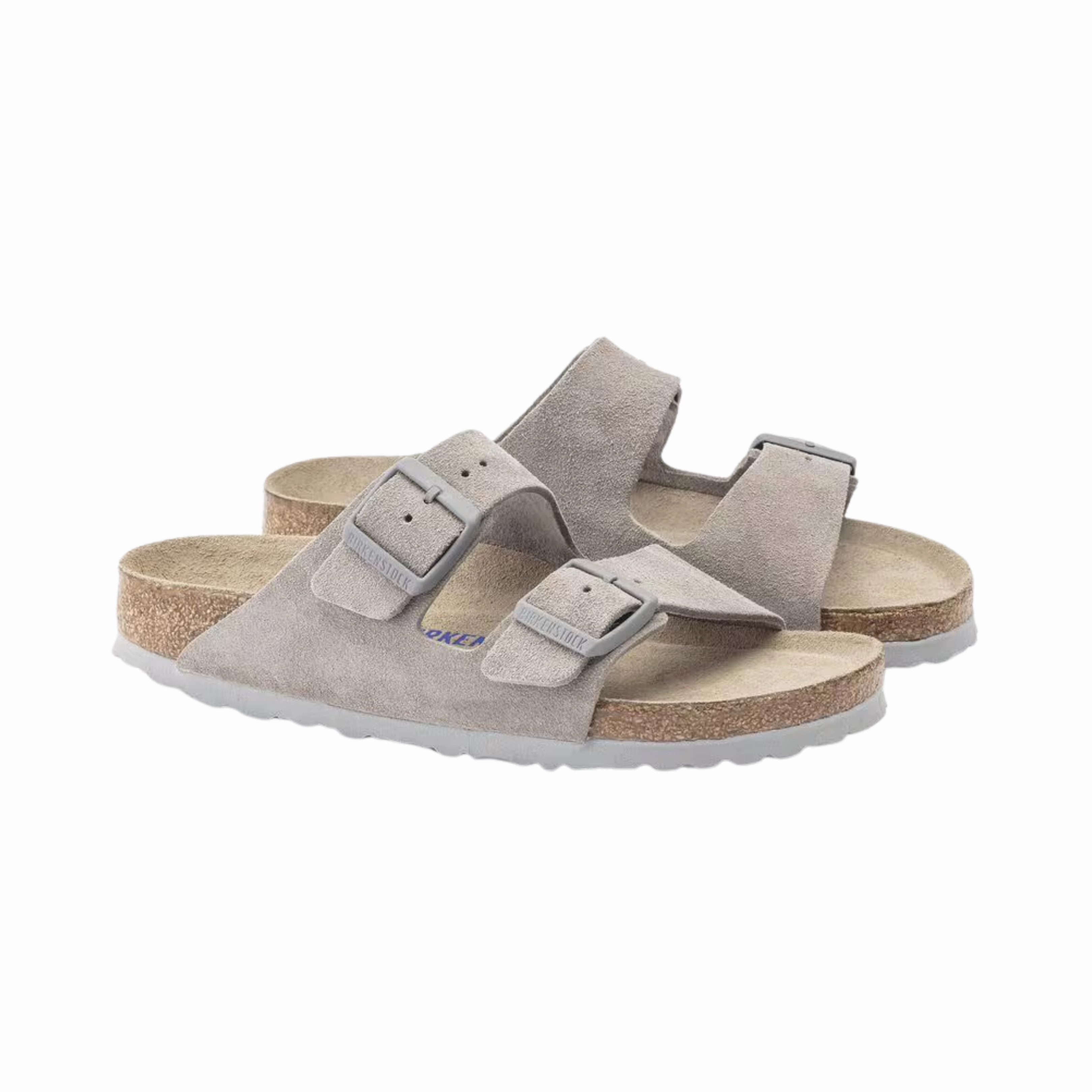 Men's Arizona Soft Footbed (Suede Leather) - Stone Coin