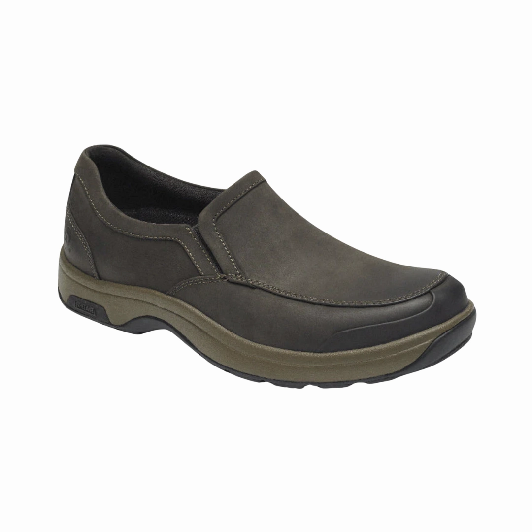 Men's Battery Park Slip-On - Brown Nubuck (D Width)
