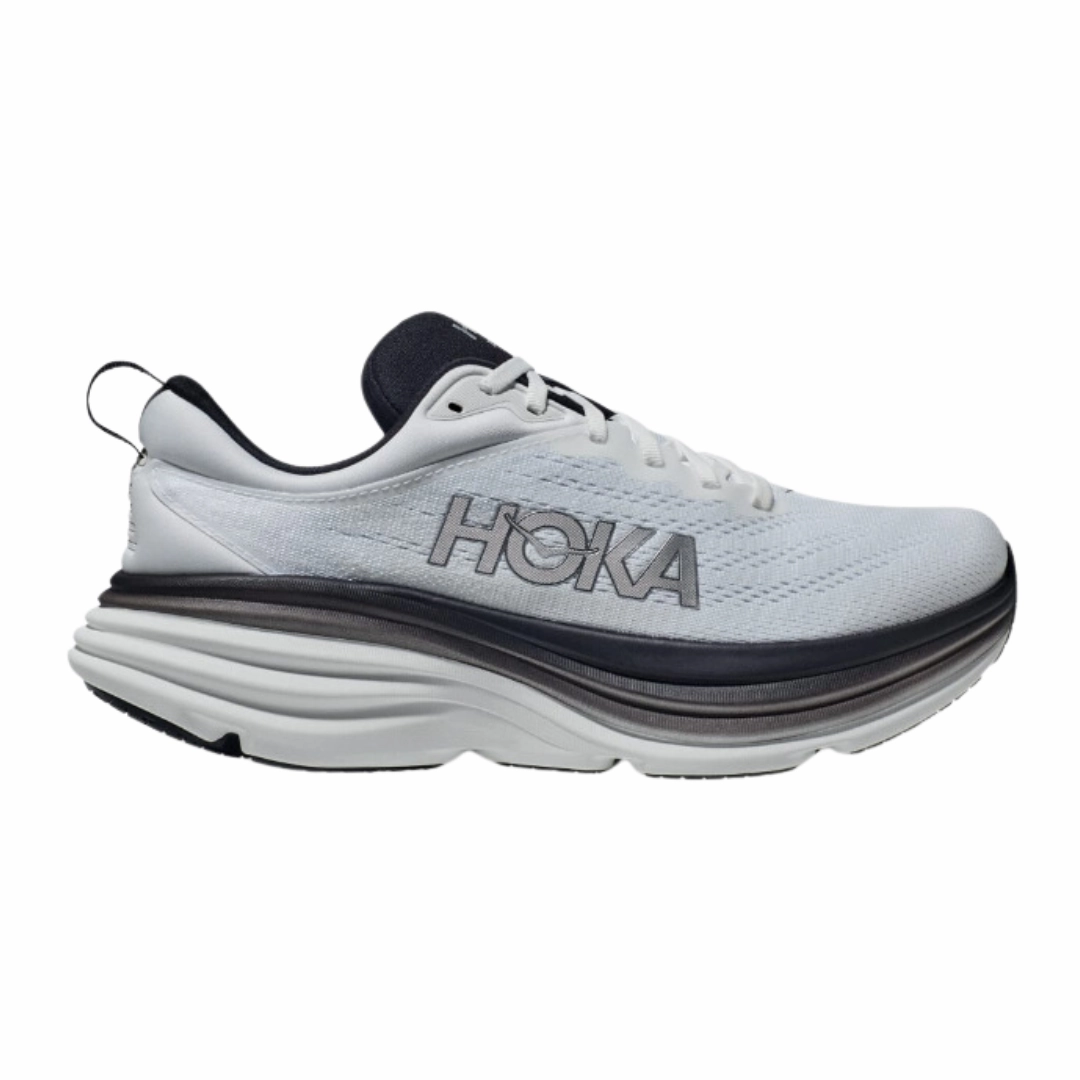 Men's Bondi 8 - White/Black (D Width)