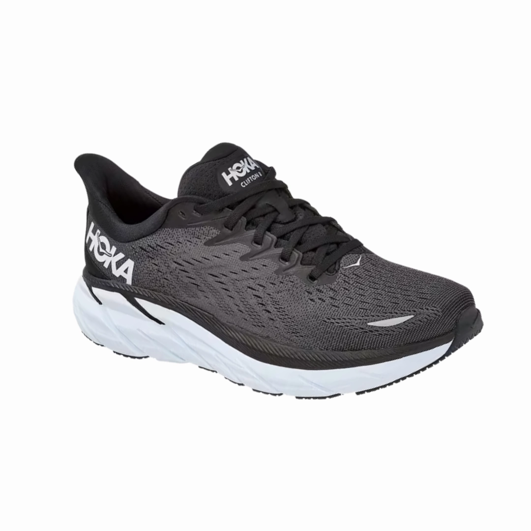 Men's Clifton 8 - Black/White (D Width)