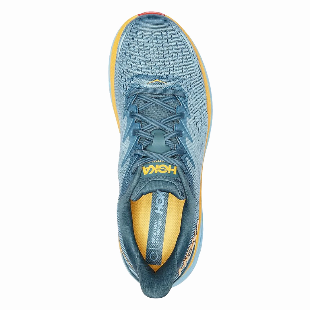 Men's Clifton 8 - Goblin Blue/Mountain Spring (2E Width)