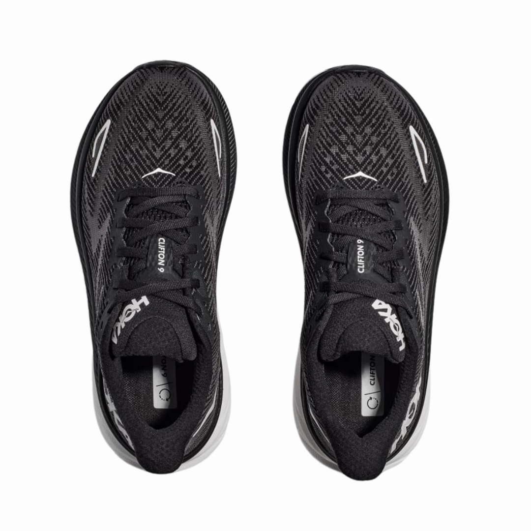 Men's Clifton 9 - Black/White (D Width)