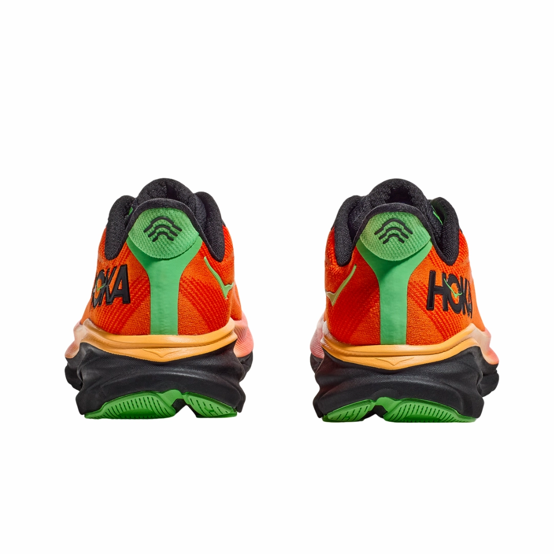 Men's Clifton 9 - Flame/Vibrant Orange (D Width)