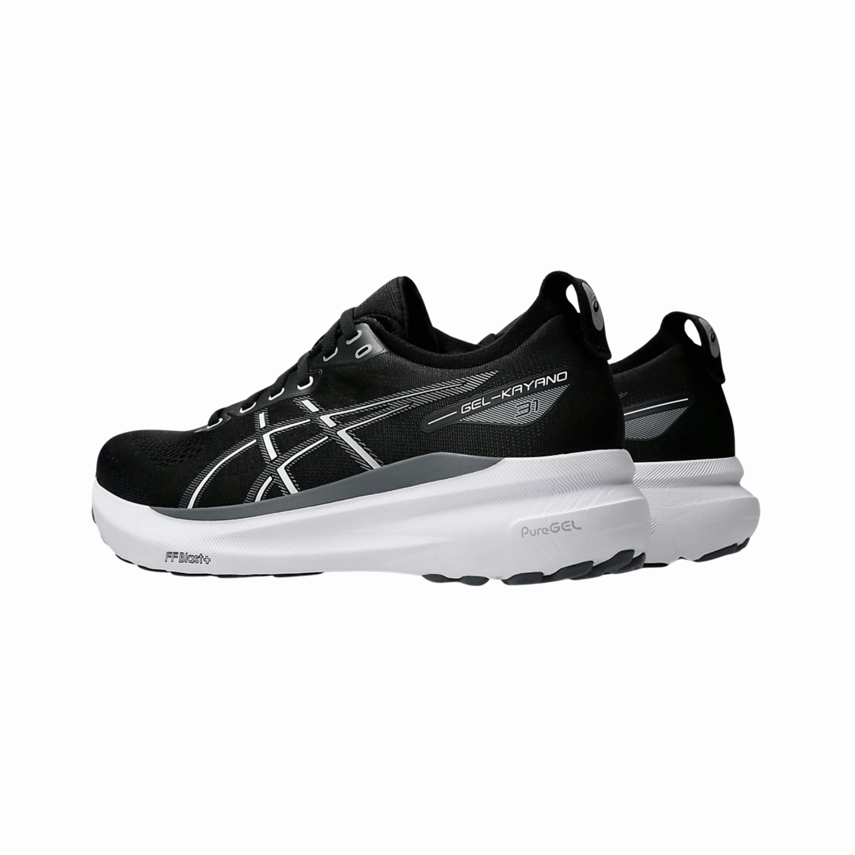 Men's Gel-Kayano 31 - Black/White (D Width)