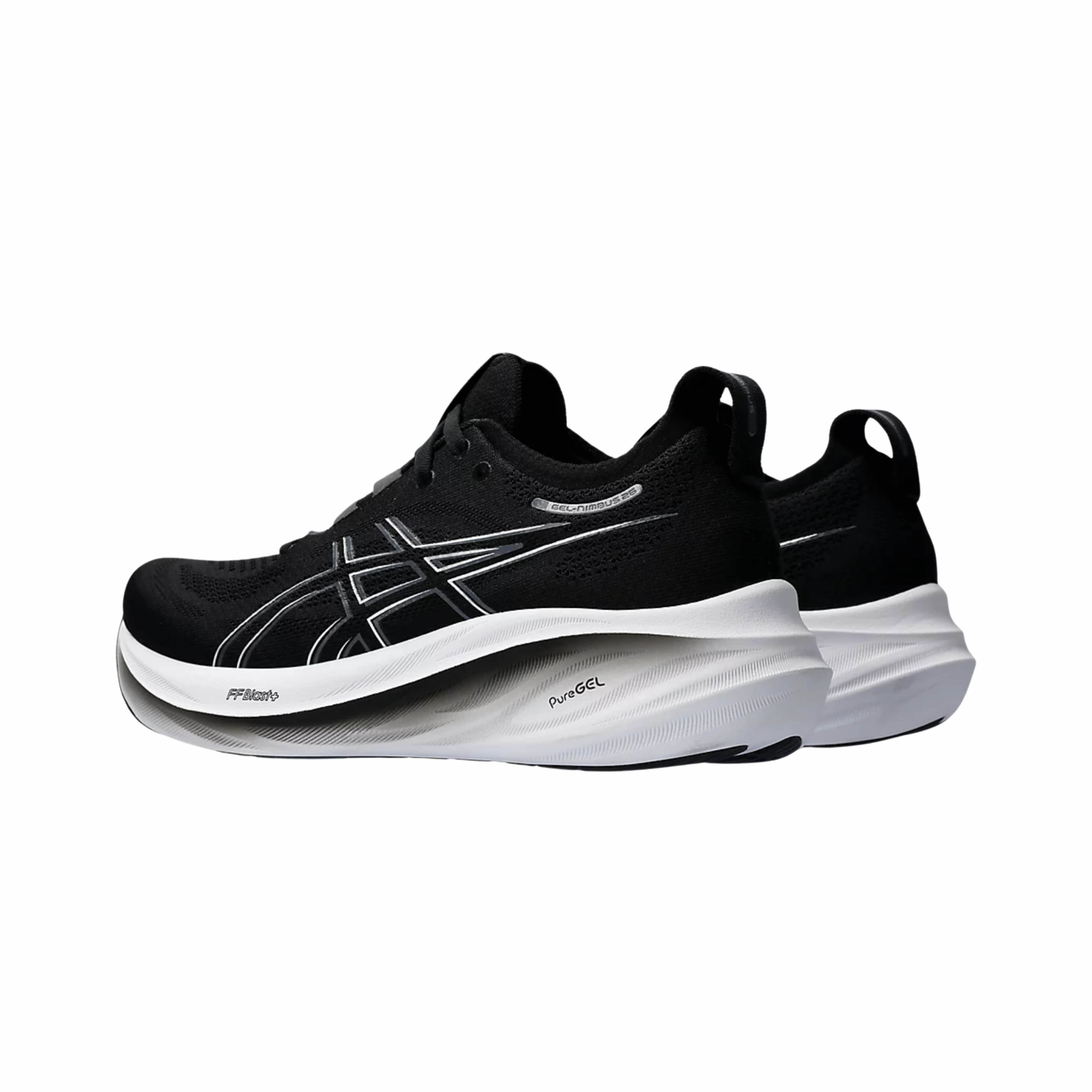 Men's Gel-Nimbus 26 - Black/Graphite Grey (D Width)