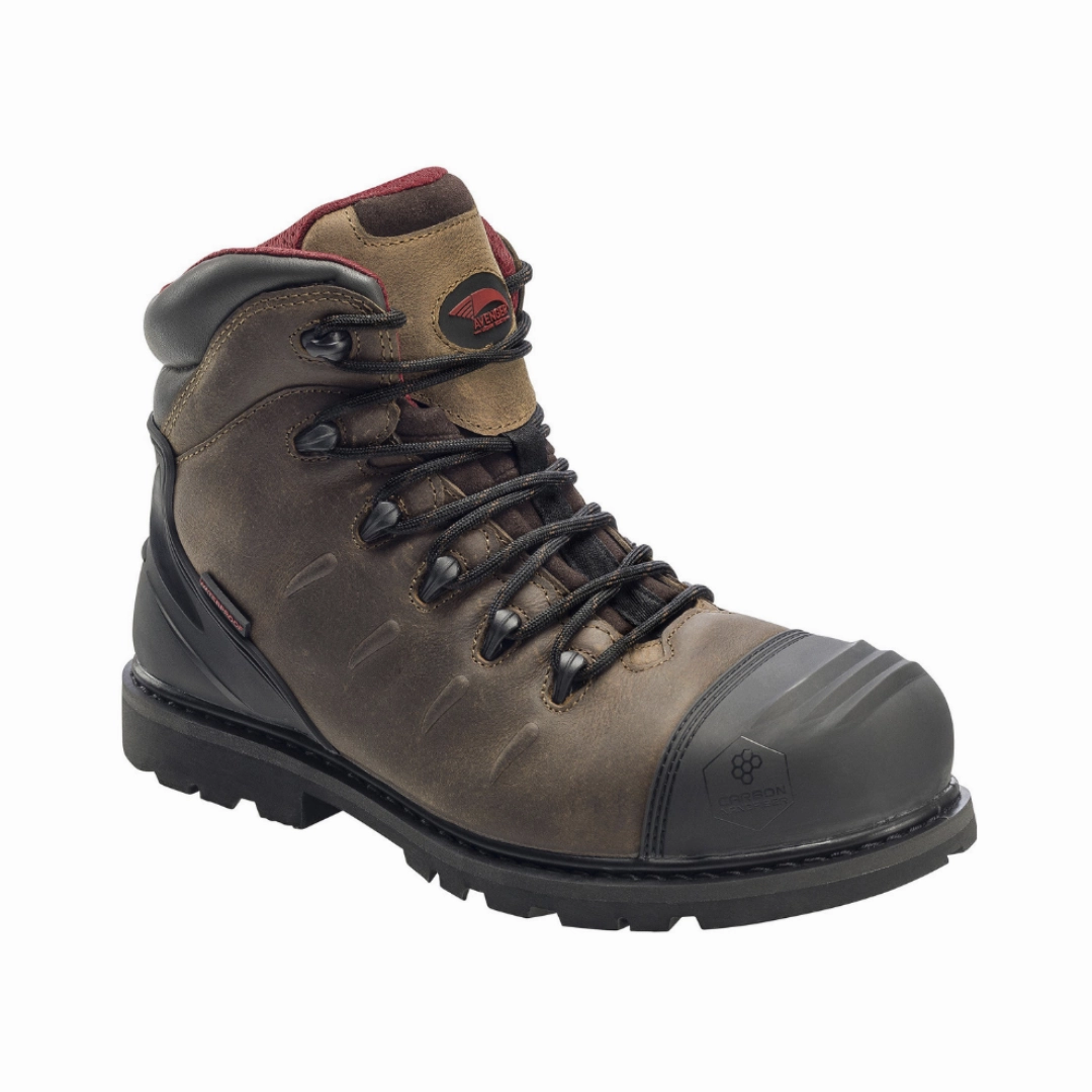 Men's Hammer 6 Inch (Carbon Toe) - Brown (2E Width)