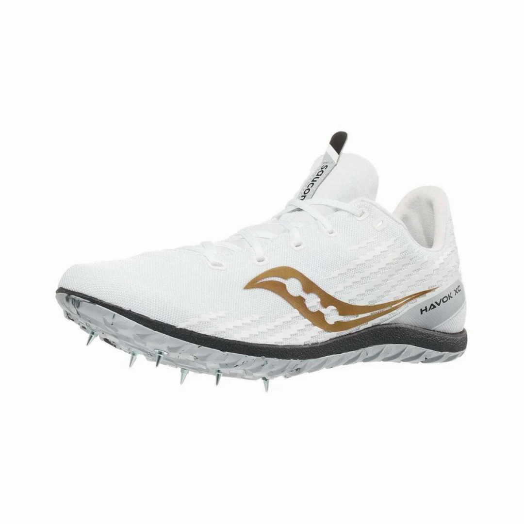 Men's Havok XC3 Spikes - White (Regular Width)