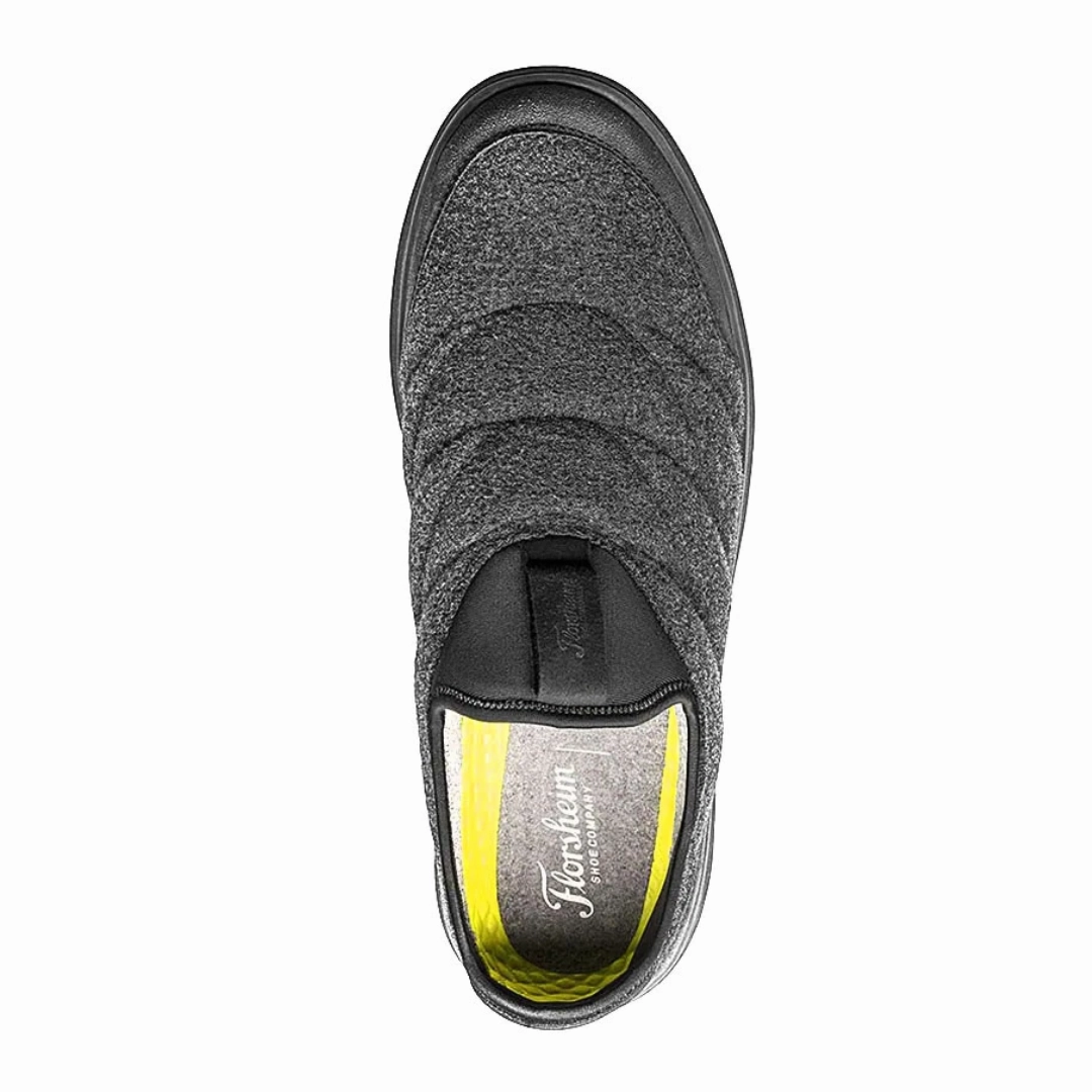 Men's Java Wool Moc Slip-On - Charcoal (Regular Width)