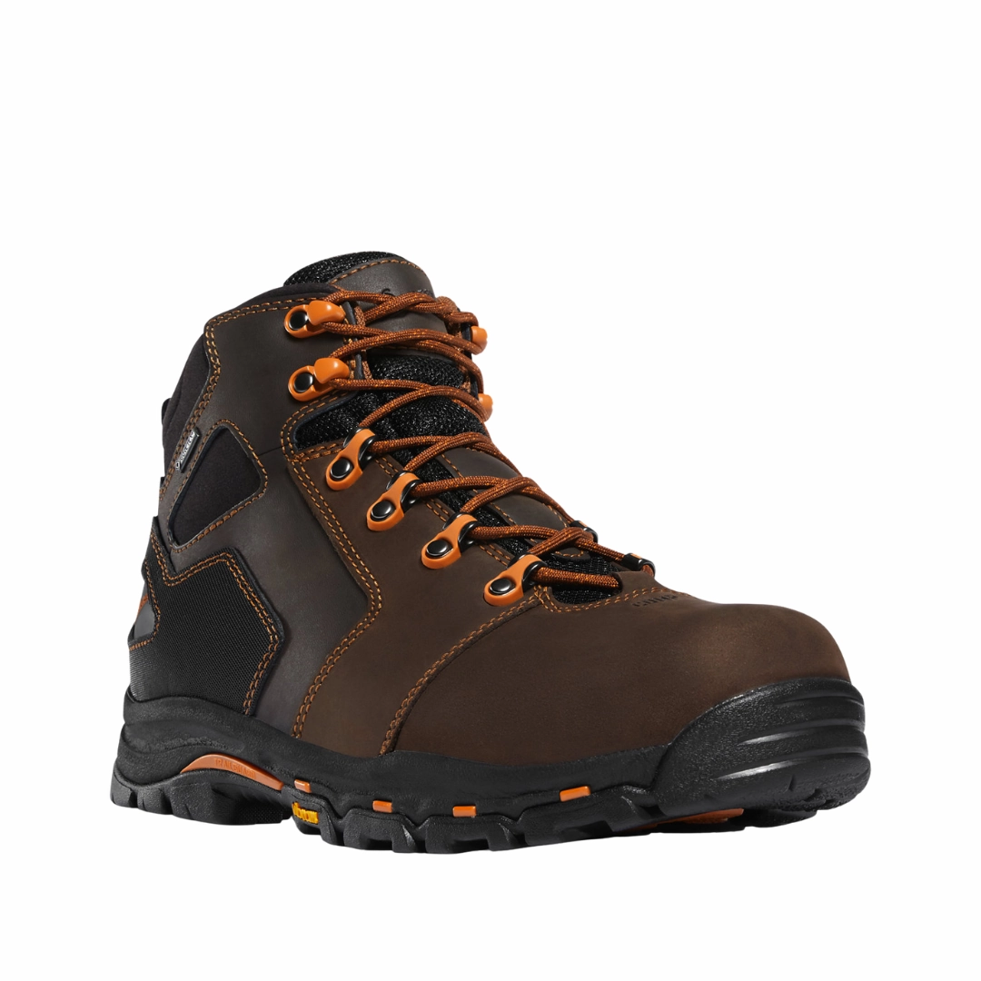 Men's Vicious 4.5-inch (Composite Toe) NMT Boot - Brown/Orange (2E Width)
