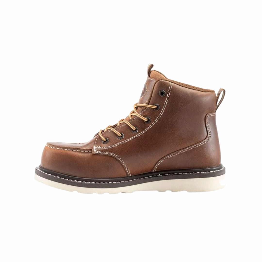 Men's Wedge Moc Carbon Nano Toe - Tobacco (D Width)