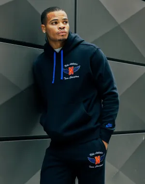Minimalist fashion Nike Swoosh High Club Fleece Pullover Hoodie Street fashion