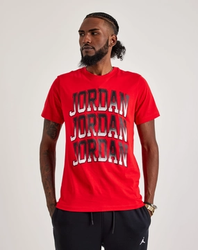 Minimalist fashion Jordan Stack Tee Vintage - inspired fashion
