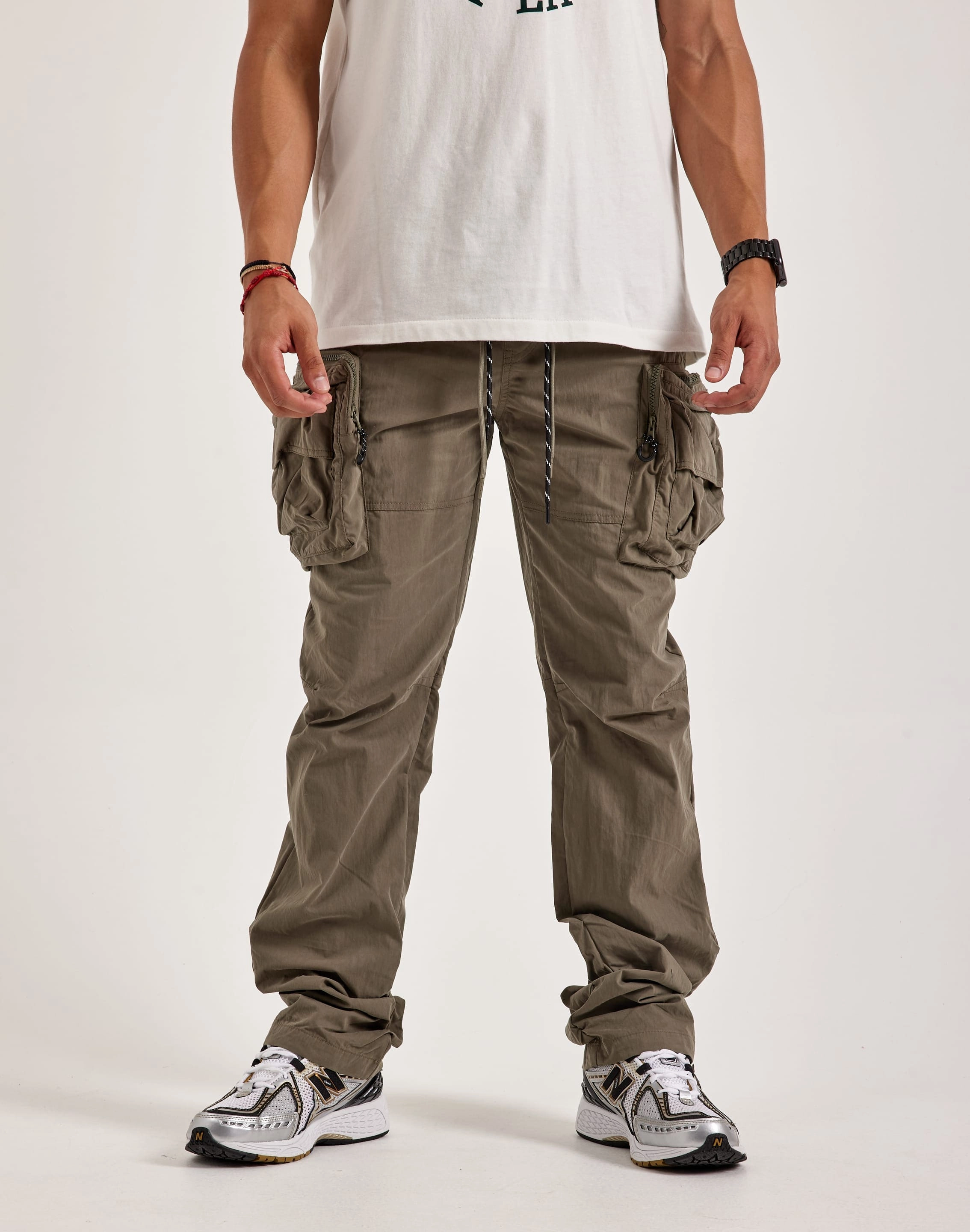 Minimalist fashion Smoke Rise Utility Stacked Cargo Pants Comfortable apparel