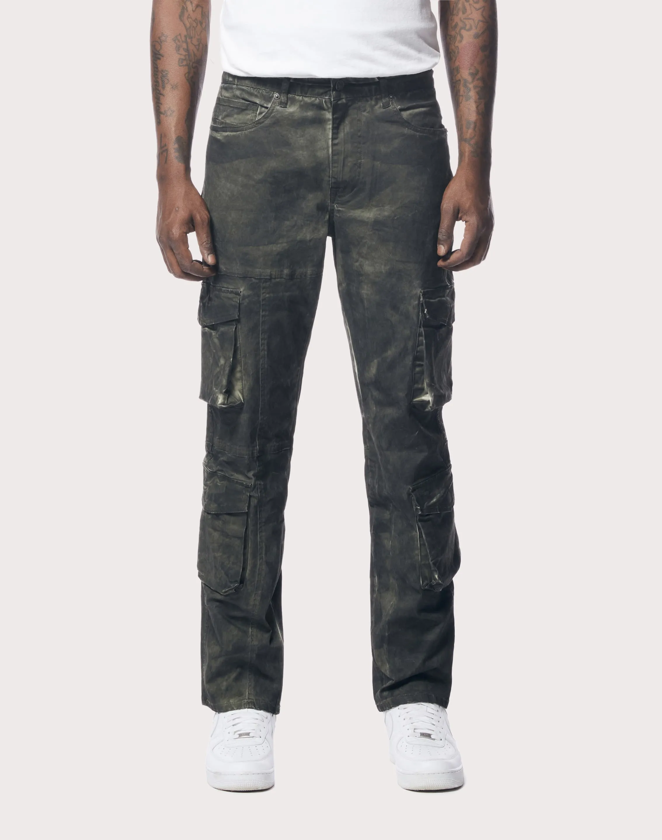 Nautical - themed fashion Grindhouse Multi Cargo Twill Green Pants Affordable fashion