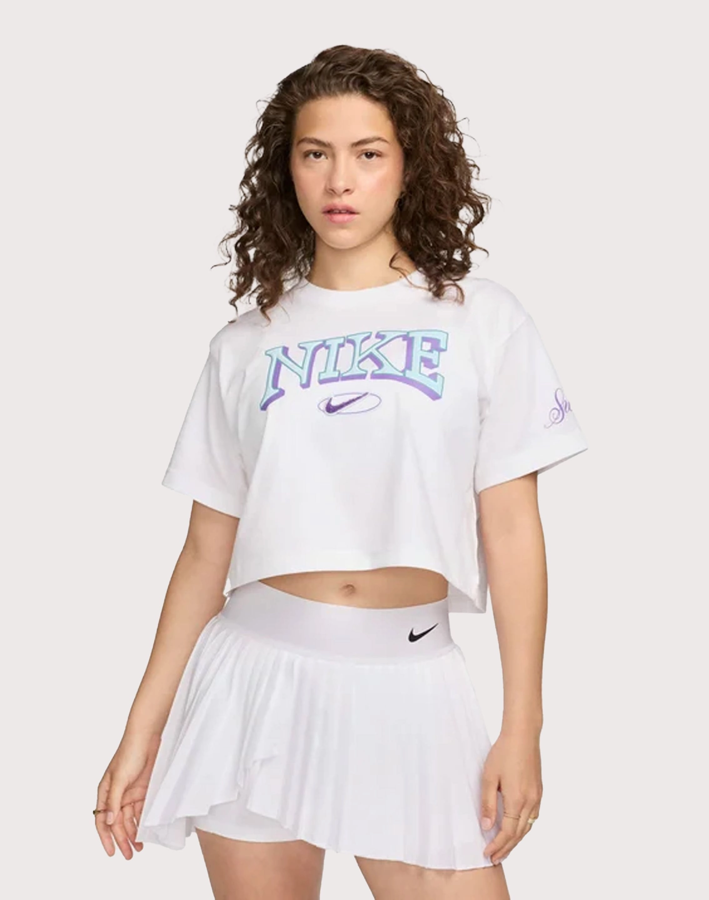 Nautical - themed fashion Nike Loose Cropped Tee Party wear