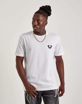 Nautical - themed fashion True Religion Buddha Logo Seal Tee Suede - finished fashion