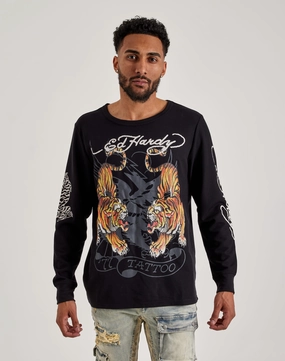 New fashion arrivals Ed Hardy  Tiger Thermal Suede - finished fashion