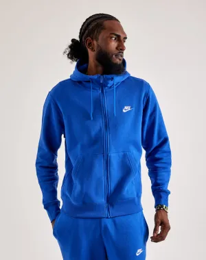 Nike Club Fleece Full-Zip Hoodie Denim - based fashion Outerwear options