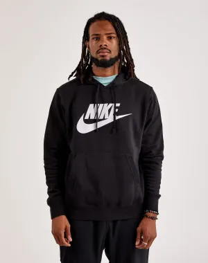 Nike Club Fleece Graphic Pullover Hoodie Style statements Designer fashion items