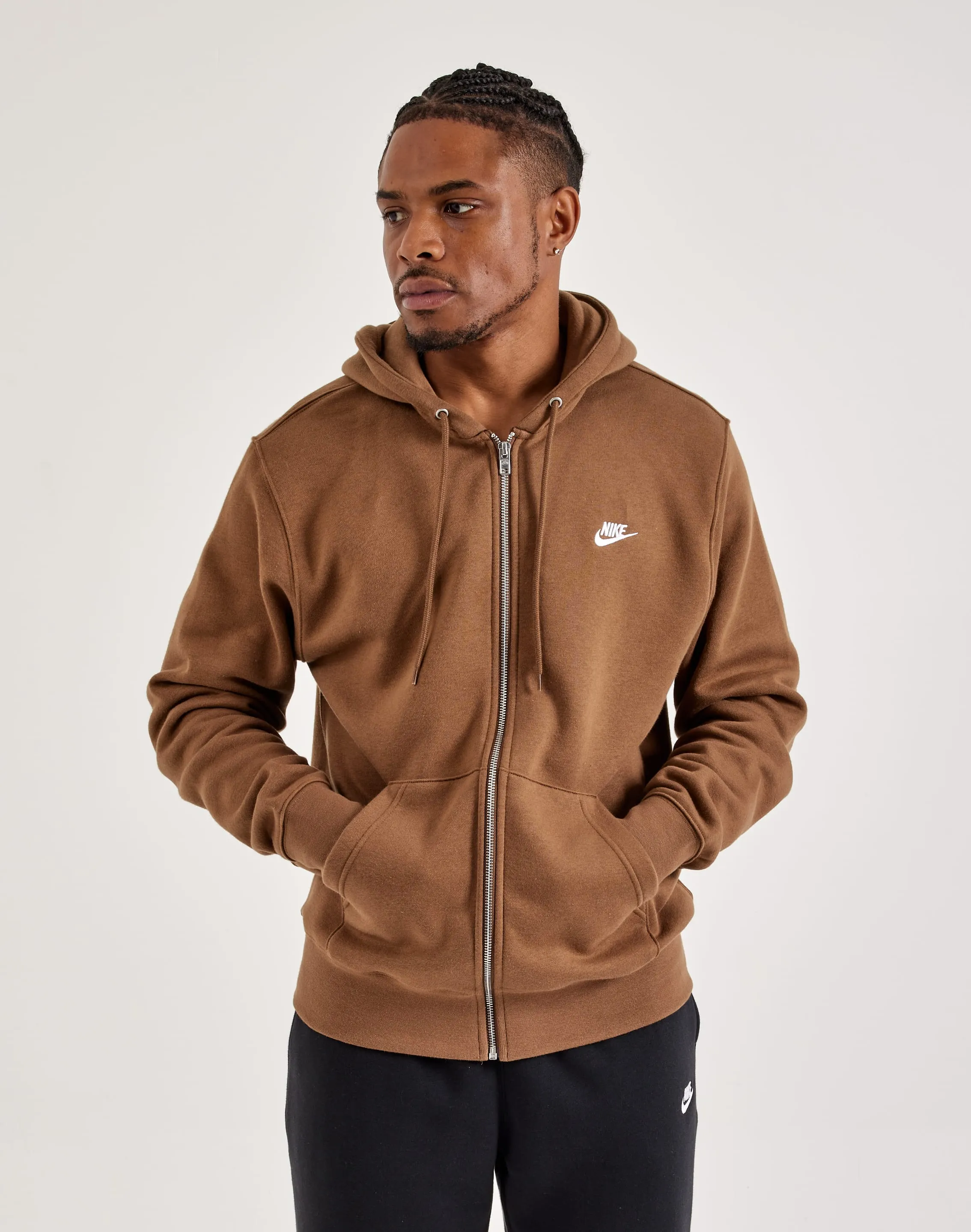 Nike Club Full-Zip Fleece Hoodie Activewear gear Sustainable fashion practices