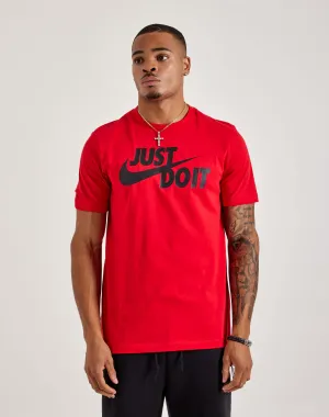 Nike Just Do It Swoosh Tee Embroidered fashion Fashion care (washing, ironing, etc.)