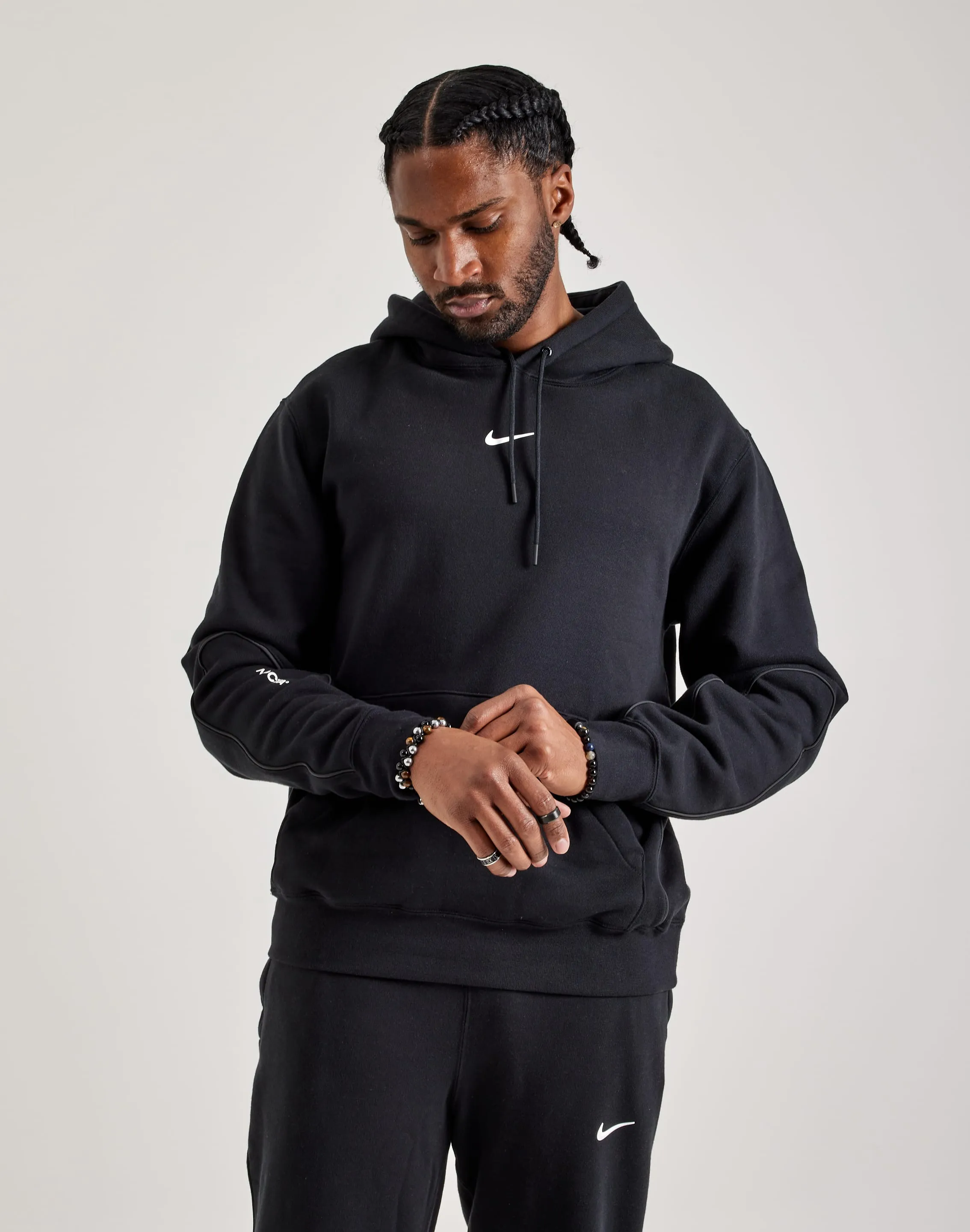 Nike NOCTA Fleece Hoodie Comfortable apparel Lace - detailed fashion