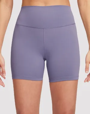 Nike One Dri-FIT High-Waisted One 5" Bike  Shorts Embroidered fashion Leather - material fashion