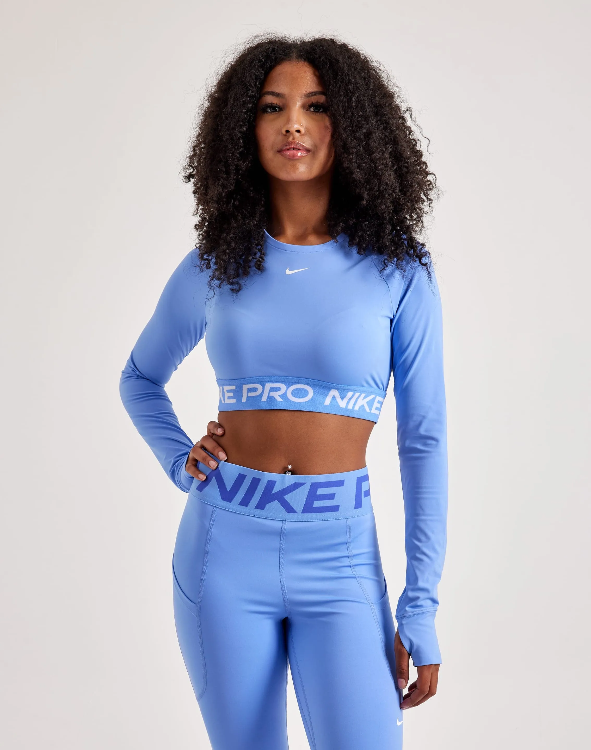 Nike Pro Dri-FIT Cropped Long-Sleeve Top Wardrobe staples Outerwear options