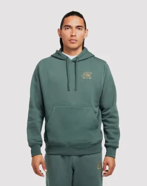Nike Sportswear Club Fleece Pullover Green Hoodie Patterned fashion (floral, stripes, etc.) Cotton - made fashion