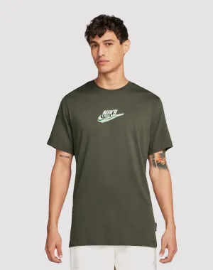 Nike Sportswear LBR Khaki Tee Clothing prices Fashion trends by region