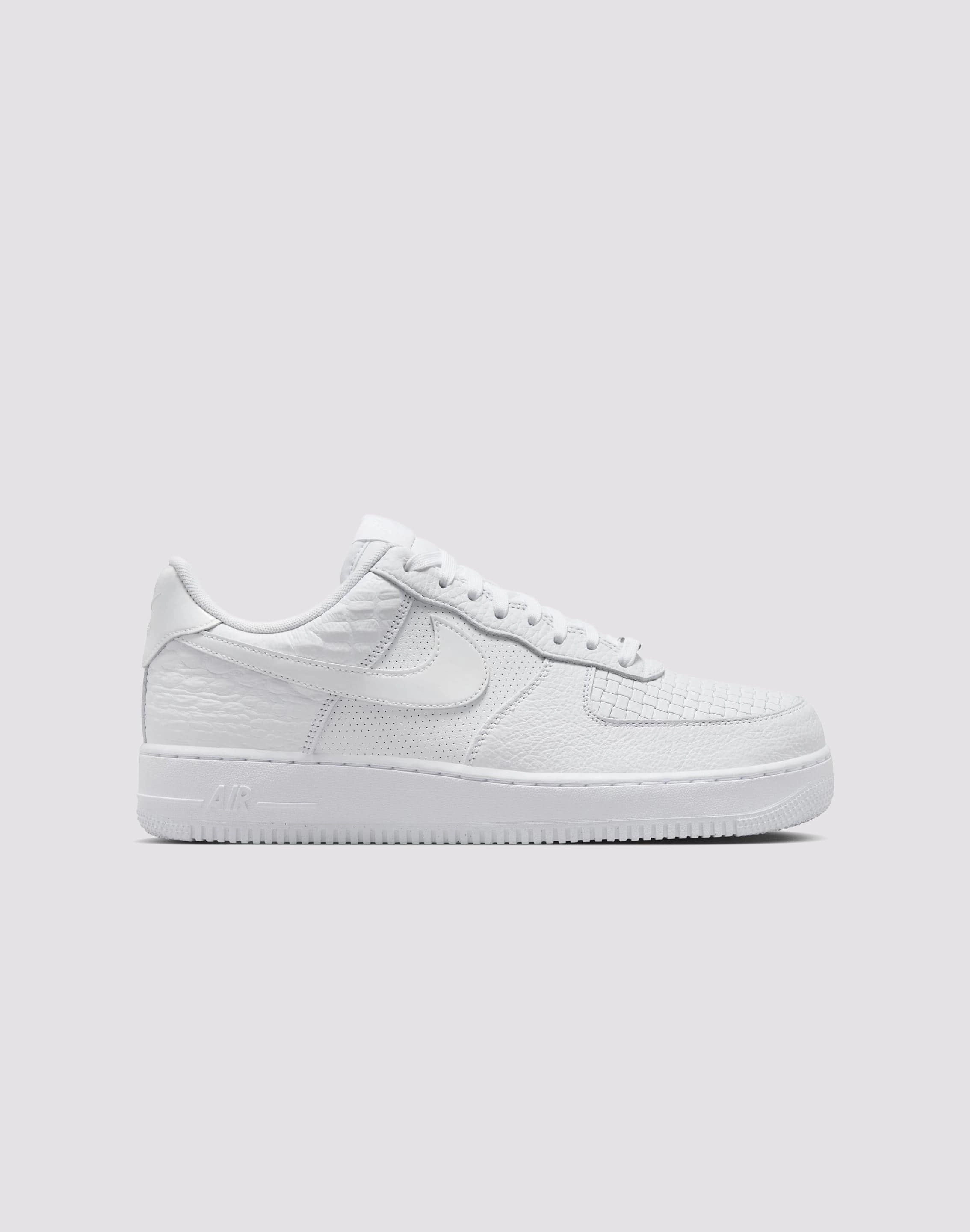 Nike Air Force 1 '07 LX "White Prints" Silk - fabric fashion Fashion on sale