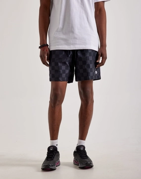 Nike Checkered Club Flow Shorts Affordable fashion Casual wear options