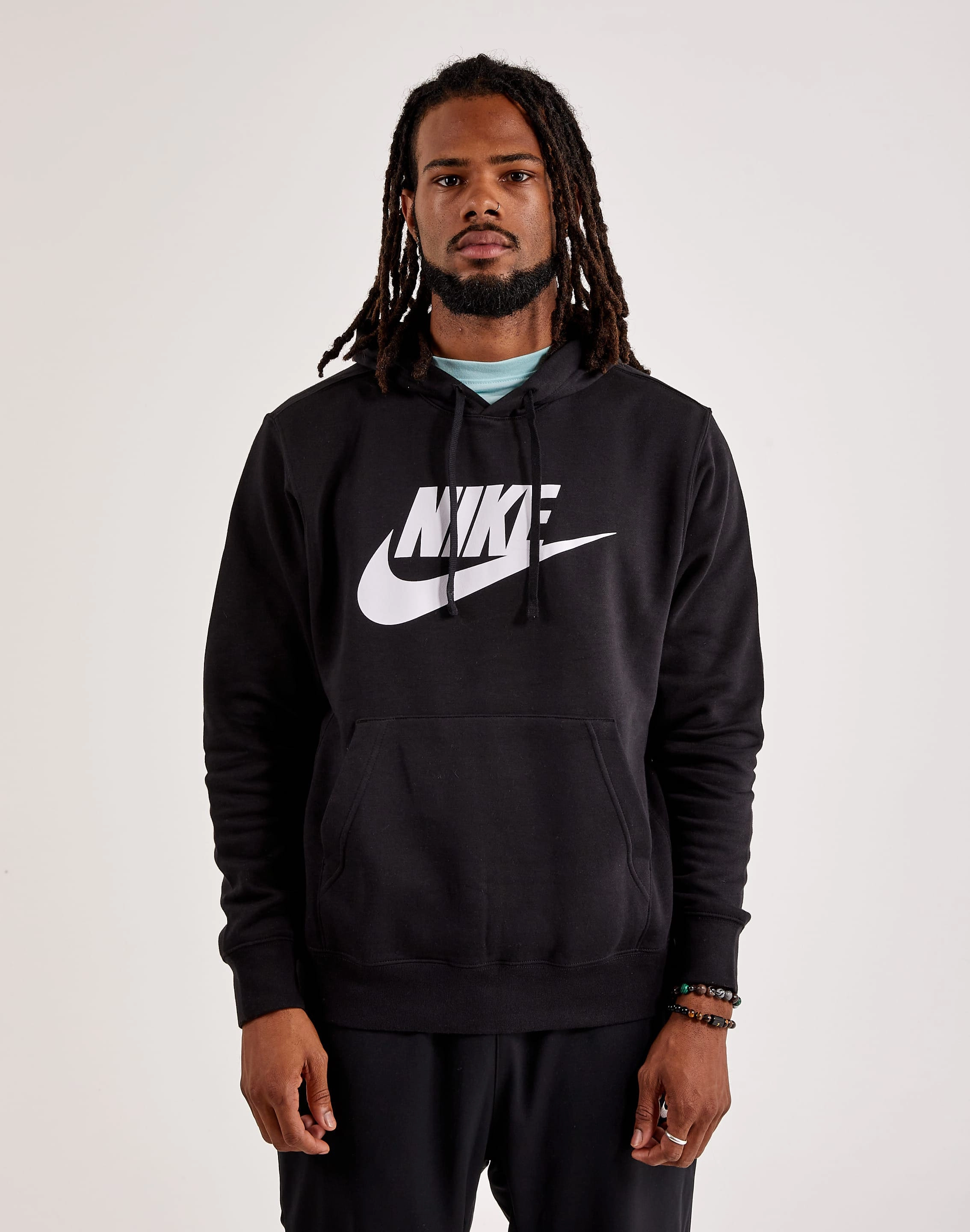 Nike Club Fleece Graphic Pullover Hoodie Style statements Designer fashion items