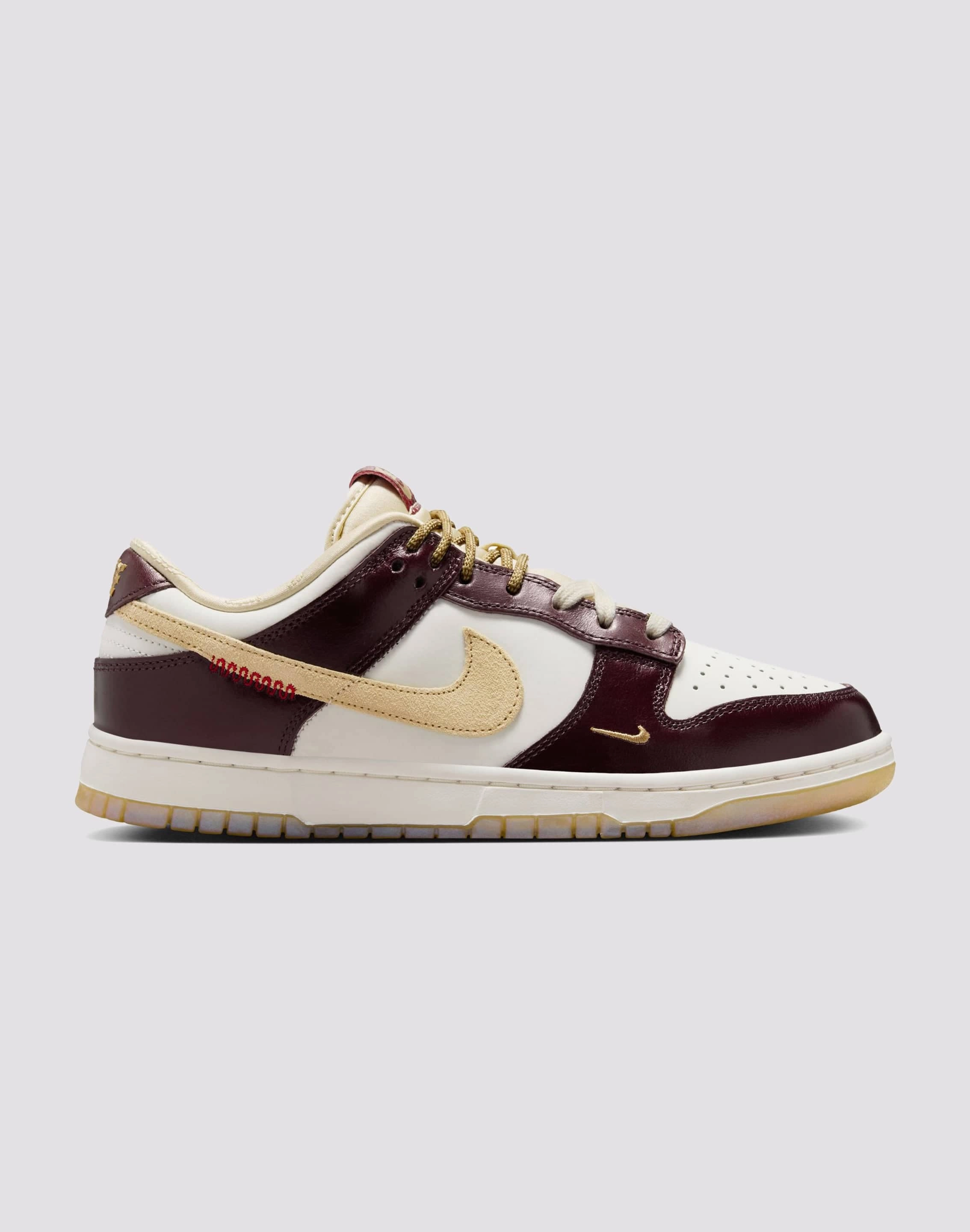 Nike Dunk Low "Sail/Team Gold/Burgundy Crush" Style statements Retro fashion finds
