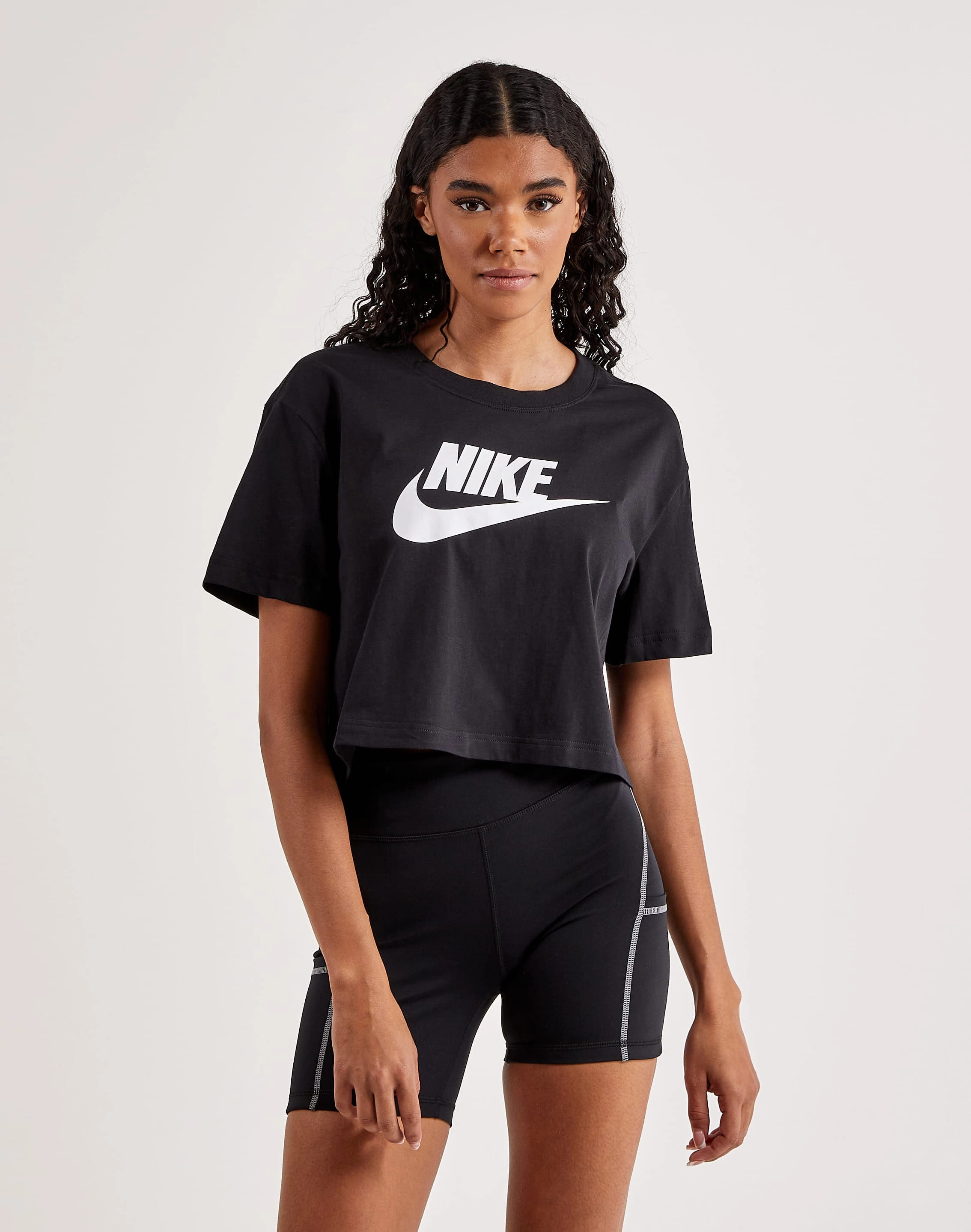 Nautical - themed fashion Nike Essential Cropped Logo Tee Fashion sizes