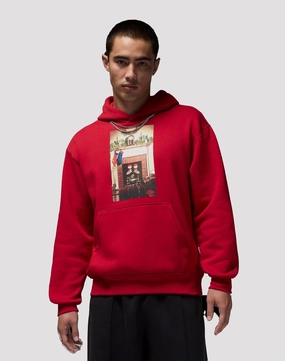 Nike Jumpman Chimney Fleece Pullover Hoodie Silk - fabric fashion Runway fashion