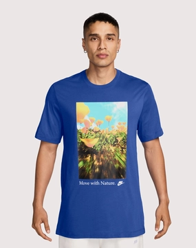 Nike NSW FLOWER PHOTO TEE Smart casual wear Spandex - incorporated fashion