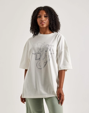Nike Oversized Rhinestone Tee Seasonal wear Athleisure fashion