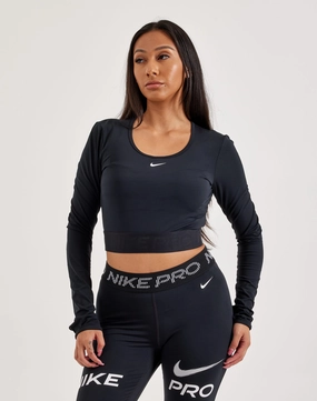 Nike Pro Dri-FIT Cropped Long-Sleeve Top Wardrobe staples Fashion rental