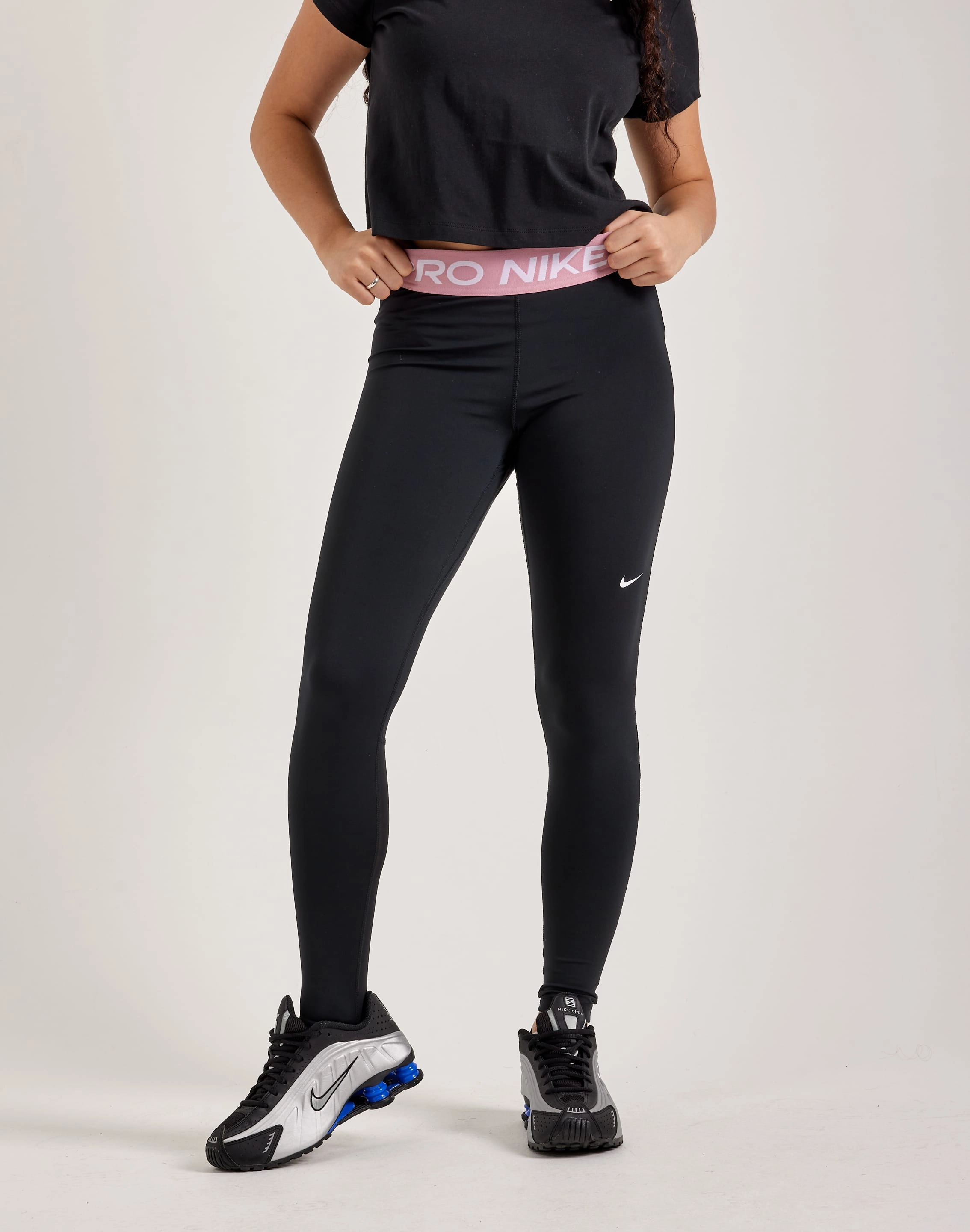 Nike Pro Mid-Rise Mesh-Paneled Leggings Fashion sizes Fashion labels
