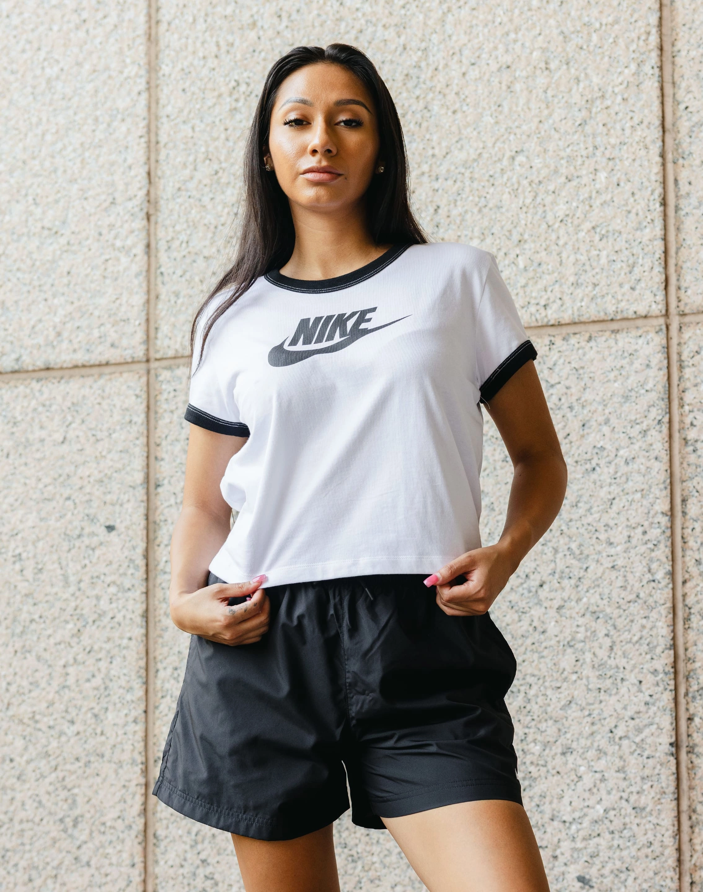 Nike Ringer Tee High - end fashion Business casual wear