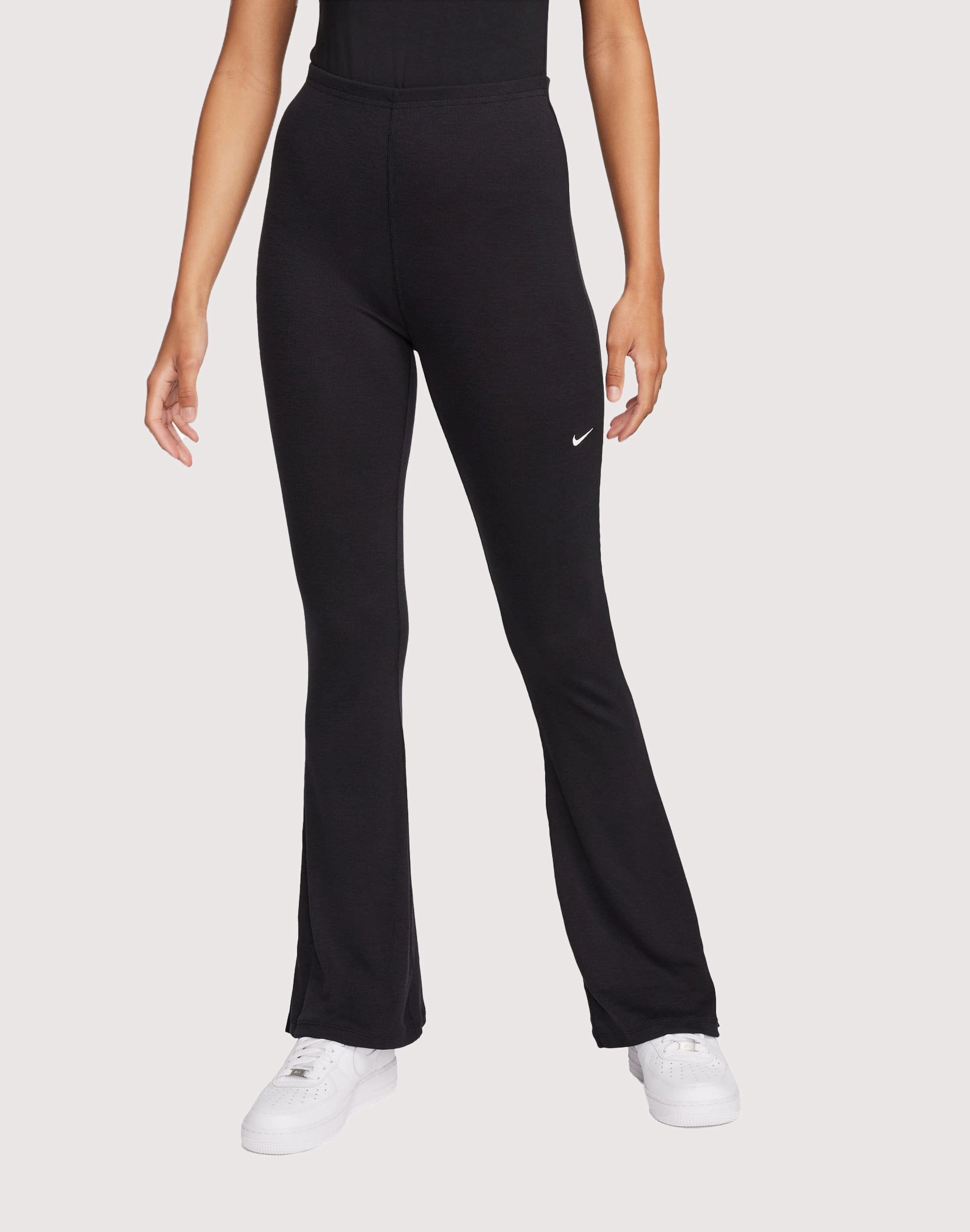 Nike Sportswear Chill Knit Tight Mini-Rib Flared Leggings Best - selling fashion High - end fashion
