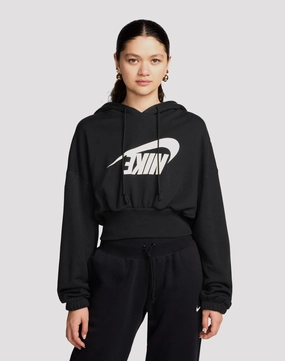 Nike Sportswear Oversized Fleece Pullover Crop Hoodie Fashion inspiration Minimalist fashion